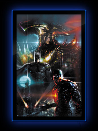 Zack Snyder's Justice League Steppenwolf LED Poster Sign Gallery Image 2