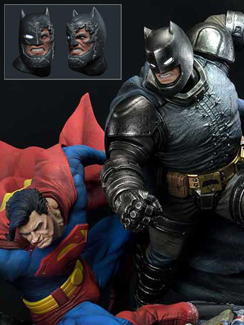 Batman: The Dark Knight Returns Ultimate Diorama Masterline Batman vs. Superman (Deluxe) 1/3 Scale Limited Edition Statue (With Bonus) Gallery Image 2