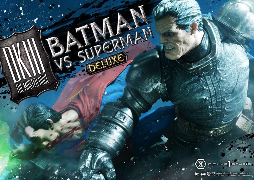 Batman: The Dark Knight Returns Ultimate Diorama Masterline Batman vs. Superman (Deluxe) 1/3 Scale Limited Edition Statue (With Bonus) Gallery Image 33