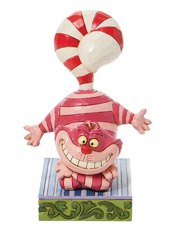 Alice in Wonderland Disney Traditions Cheshire Candy Cane Tail (Jim Shore) Gallery Image 2