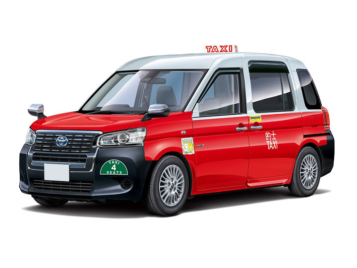 Toyota (2018) NTP10R Hong Kong Comfort Hybrid Taxi 1/24 Scale Model Kit Gallery Image 1