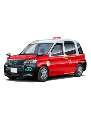 Toyota (2018) NTP10R Hong Kong Comfort Hybrid Taxi 1/24 Scale Model Kit Gallery Image 2
