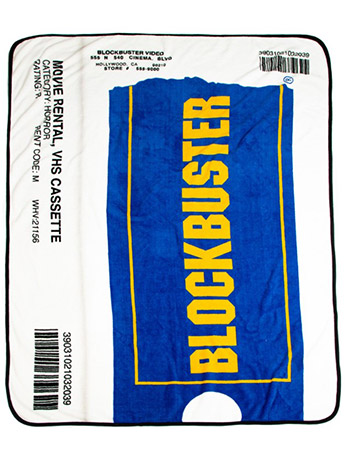 Blockbuster VHS Case Throw Blanket Gallery Image 2