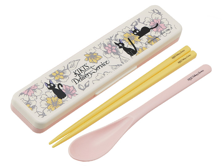 Kiki's Delivery Service Chopsticks and Spoon w/ Case (Jiji Elegance) Gallery Image 1