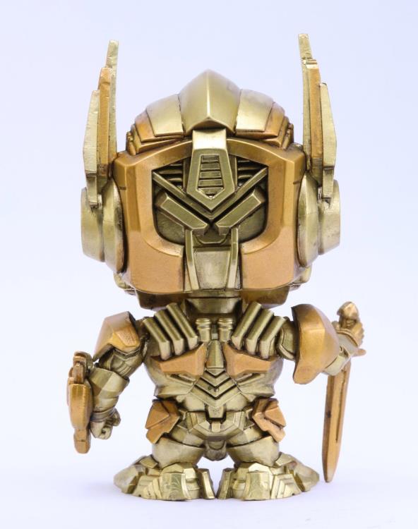 Transformers: The Last Knight Super Deformed Figure DX 4" Gold Optimus Prime Gallery Image 4