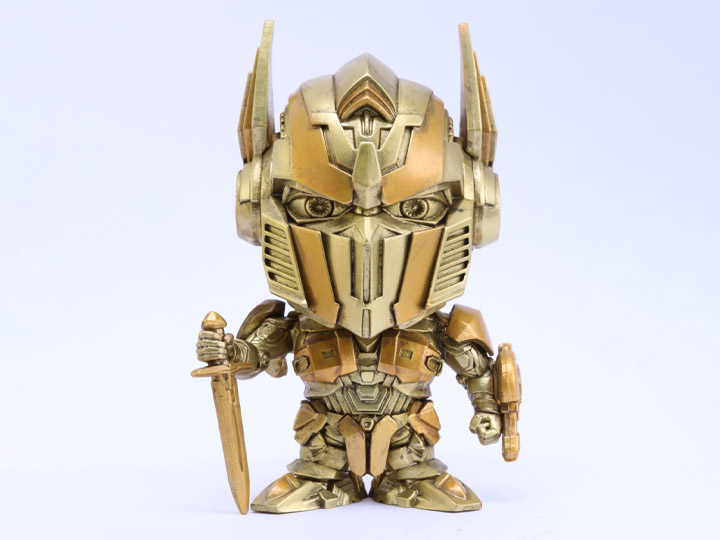 Transformers: The Last Knight Super Deformed Figure DX 4" Gold Optimus Prime Gallery Image 1