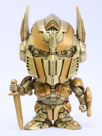 Transformers: The Last Knight Super Deformed Figure DX 4" Gold Optimus Prime Gallery Image 2