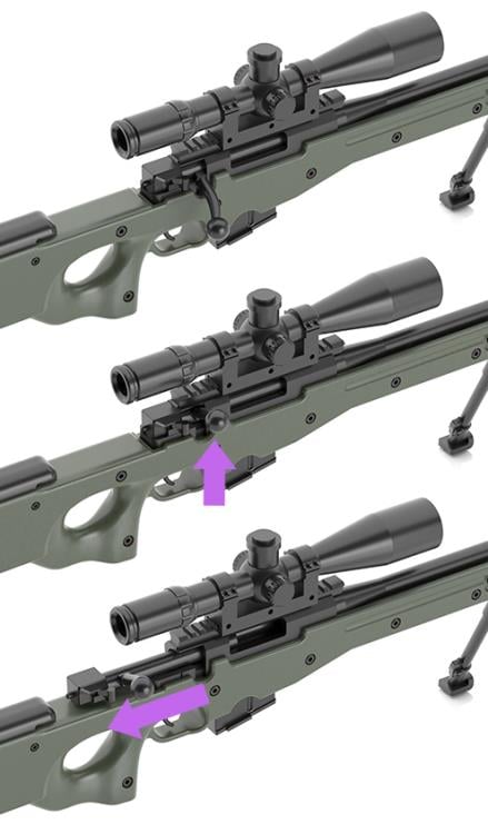 Little Armory L96AW Sniper Rifle 1/12 Scale Accessory Gallery Image 6