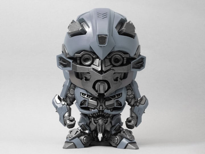 Transformers: The Last Knight Super Deformed Figure DX 4" Grey Bumblebee Gallery Image 1