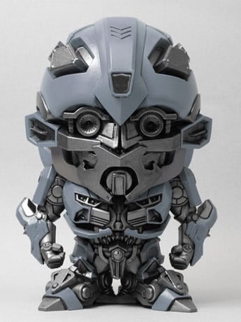 Transformers: The Last Knight Super Deformed Figure DX 4" Grey Bumblebee Gallery Image 2