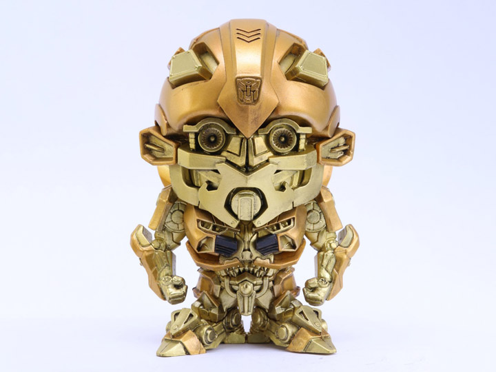Transformers: The Last Knight Super Deformed Figure DX 4" Gold Bumblebee Gallery Image 1