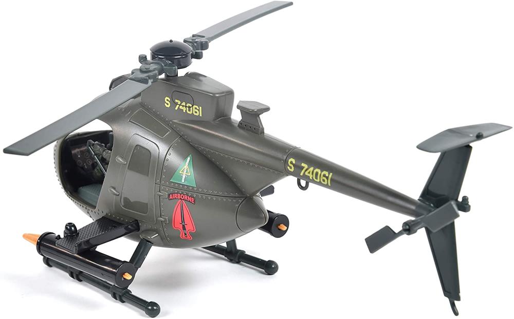 エリートフォース　ＭＨ-6 1/18 Elite Force Army Strike MH-6 Spec Ops Little Bird Helicopter 1/18