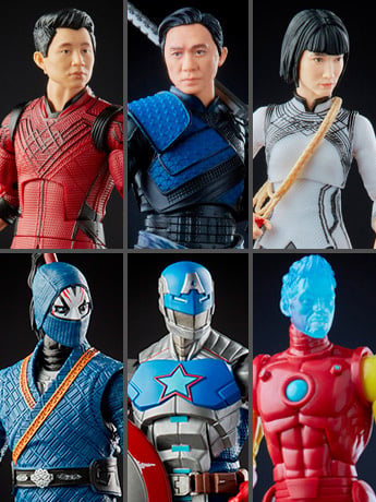Shang-Chi Marvel Legends Wave 1 Set of 6 Action Figures (Marvel's