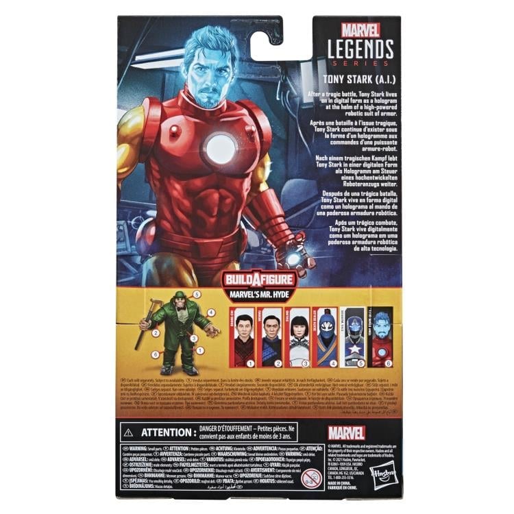 Iron Man Marvel Legends Tony Stark A.I. Action Figure (Marvel's Mr. Hyde BAF) Gallery Image 11