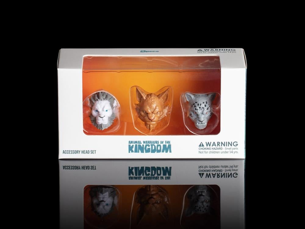 Animal Warriors of The Kingdom Primal Collection Feral Felines Head Set Gallery Image 3