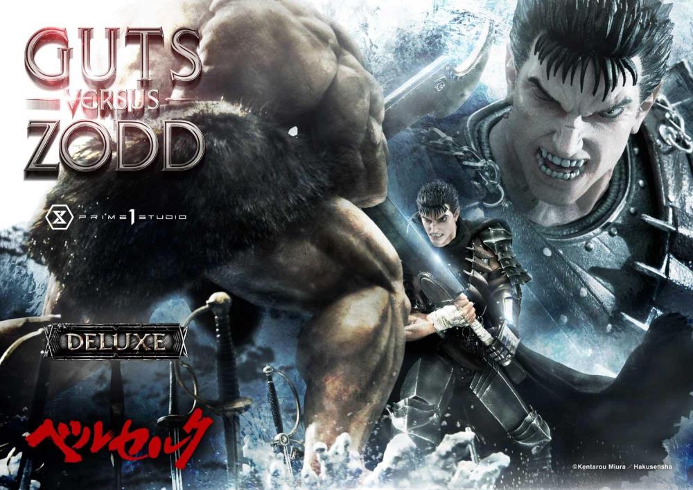 Berserk Ultimate Diorama Masterline Guts vs. Nosferatu Zodd 1/6 Scale Deluxe Statue Gallery Image 3