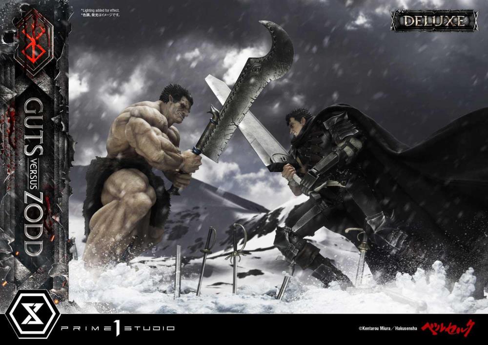 Berserk Ultimate Diorama Masterline Guts vs. Nosferatu Zodd 1/6 Scale Deluxe Statue Gallery Image 51