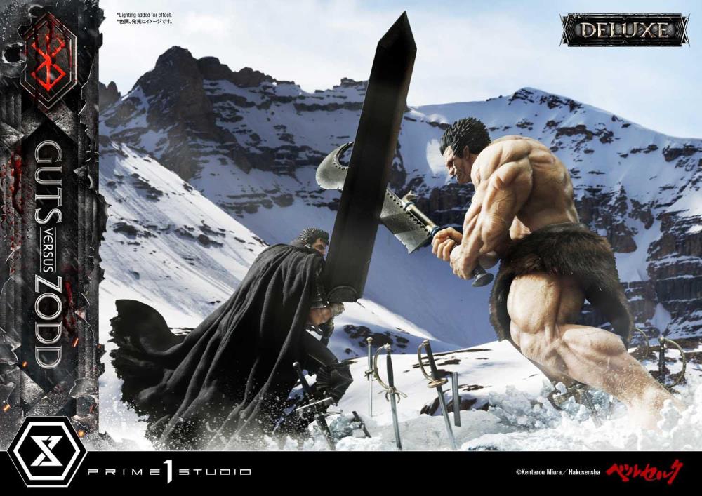 Berserk Ultimate Diorama Masterline Guts vs. Nosferatu Zodd 1/6 Scale Deluxe Statue Gallery Image 49