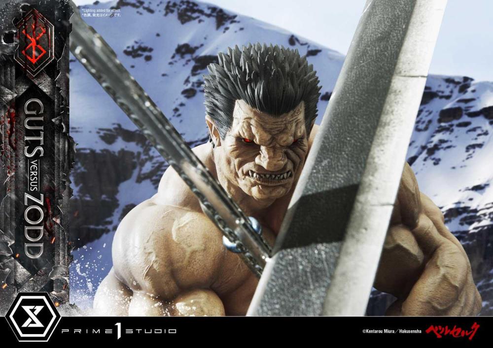 Berserk Ultimate Diorama Masterline Guts vs. Nosferatu Zodd 1/6 Scale Deluxe Statue Gallery Image 28