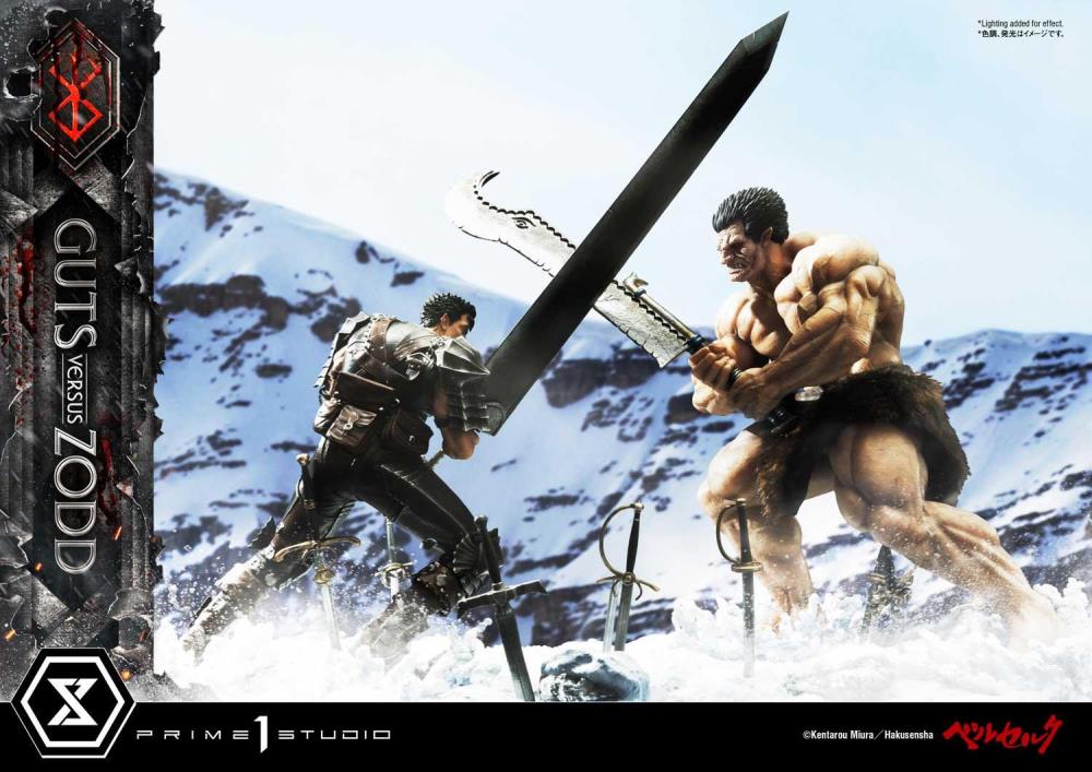 Berserk Ultimate Diorama Masterline Guts vs. Nosferatu Zodd 1/6 Scale Deluxe Statue Gallery Image 34