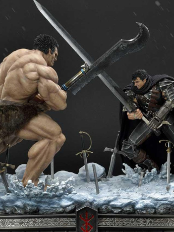 Berserk Ultimate Diorama Masterline Guts vs. Nosferatu Zodd 1/6 Scale Deluxe Statue Gallery Image 2