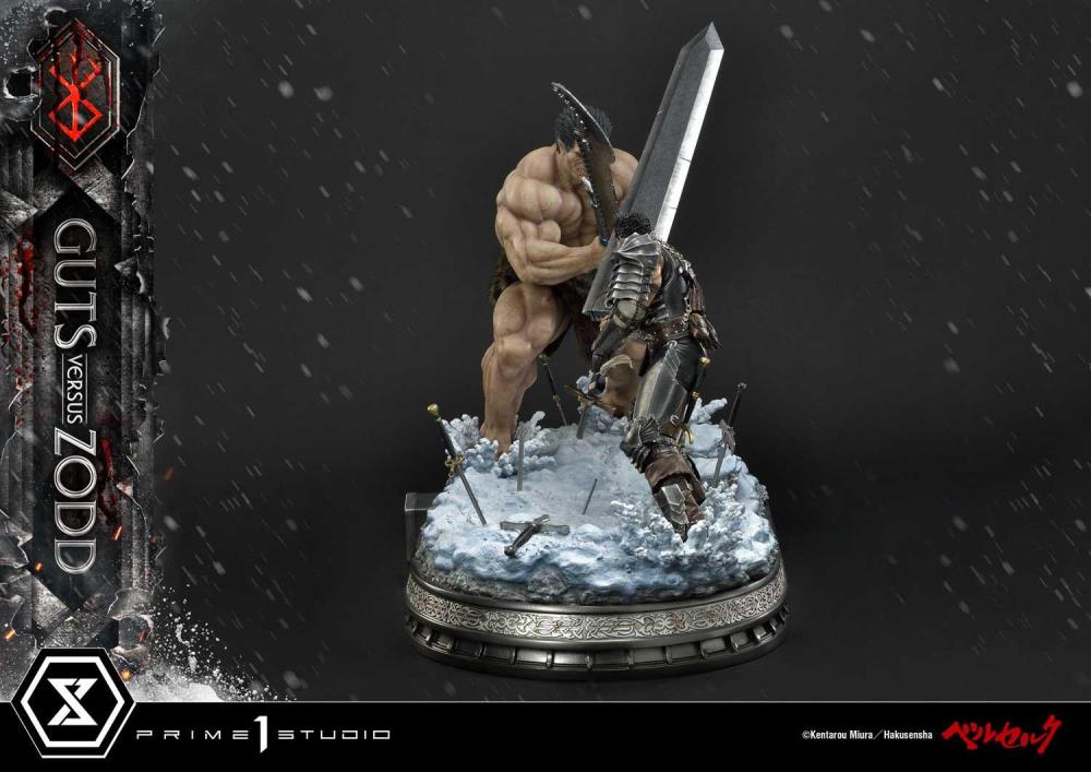 Berserk Ultimate Diorama Masterline Guts vs. Nosferatu Zodd 1/6 Scale Deluxe Statue Gallery Image 11