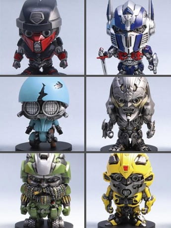 Transformers: The Last Knight Super Deformed Figure 2" Set of 6 Figures Gallery Image 2