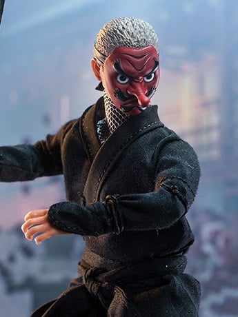 Undead Ninja Army Tengu Mask 1/12 Scale Figure (Black Ver.)