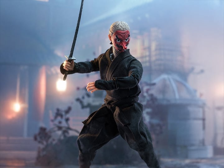 Undead Ninja Army Tengu Mask 1/12 Scale Figure (Black Ver.)