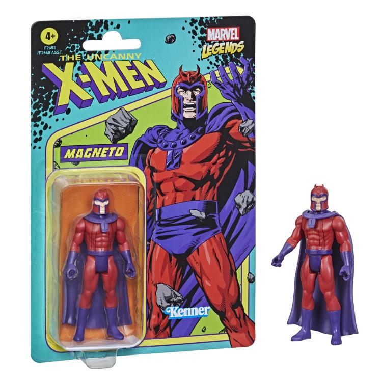 Marvel Legends Retro Collection 3.75" Magneto Action Figure Gallery Image 5