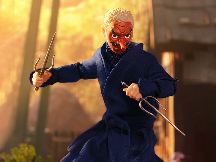 Undead Ninja Army Tengu Mask 1/12 Scale Figure (Dark Blue Ver.) Gallery Image 1