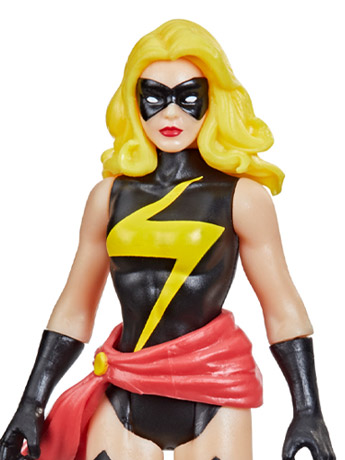 Marvel Legends Retro Collection 3.75" Captain Marvel Action Figure Gallery Image 2