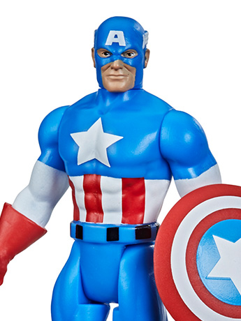 Marvel Legends Retro Collection 3.75" Captain America Action Figure Gallery Image 2