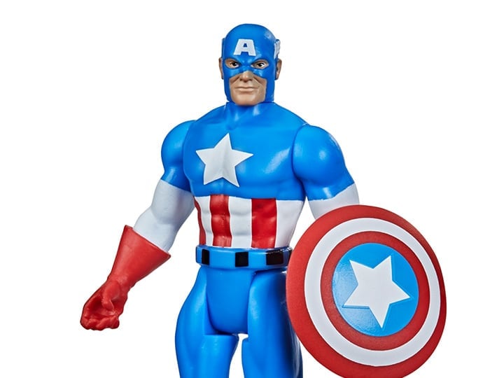 Marvel Legends Retro Collection 3.75" Captain America Action Figure Gallery Image 1