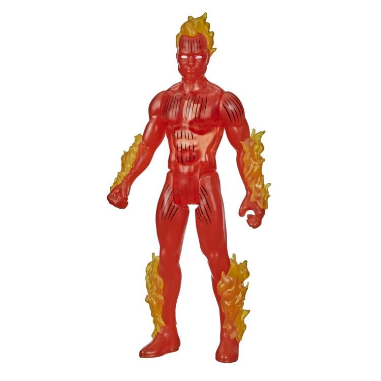 Marvel Legends Retro Collection 3.75" Human Torch Action Figure Gallery Image 3