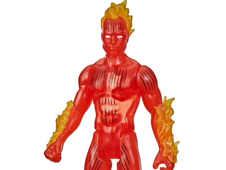 Marvel Legends Retro Collection 3.75" Human Torch Action Figure Gallery Image 1