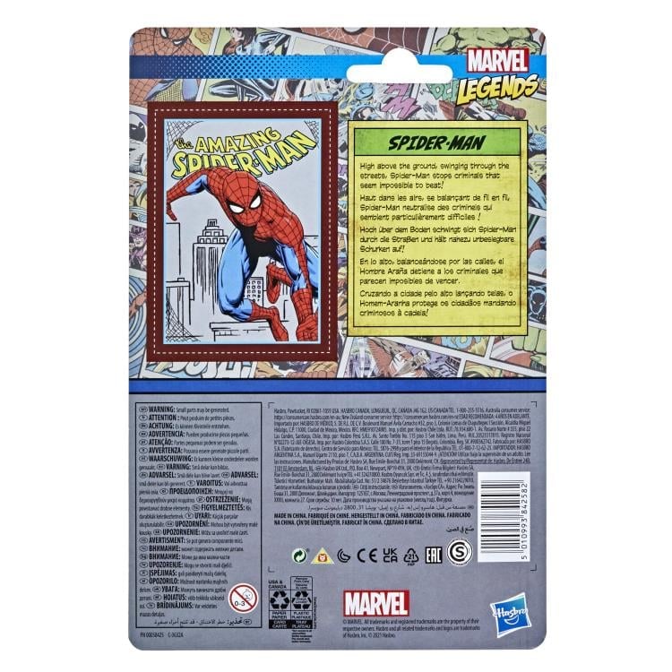 The Amazing Spider-Man Marvel Legends Retro Collection 3.75" Spider-Man Action Figure Gallery Image 6