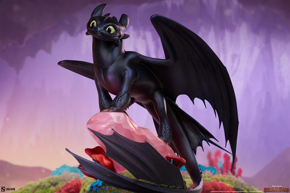 How to Train Your Dragon: Hidden World Toothless Statue Gallery Image 3