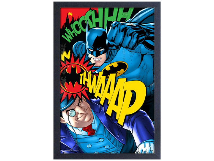 Batman vs. Penguin Framed Art Print Gallery Image 1