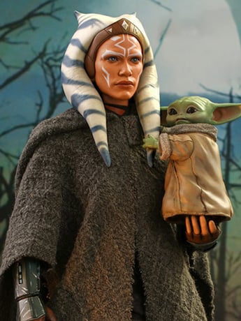 The Mandalorian DX21 Ahsoka Tano and Grogu 1/6th Scale Collectible Figure Set Gallery Image 2