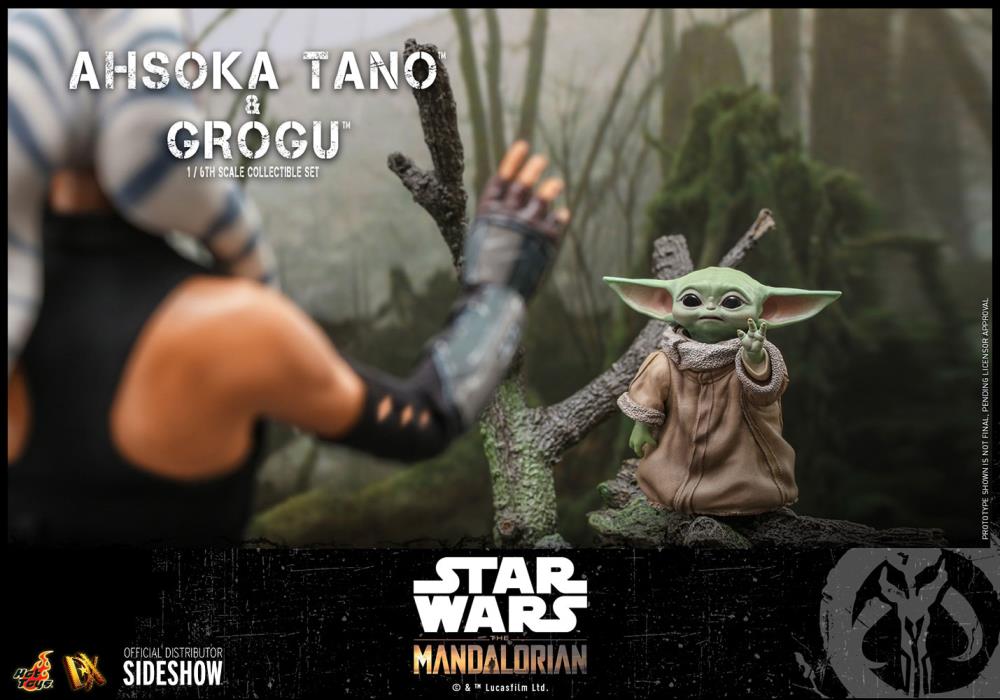 The Mandalorian DX21 Ahsoka Tano and Grogu 1/6th Scale Collectible Figure Set Gallery Image 19