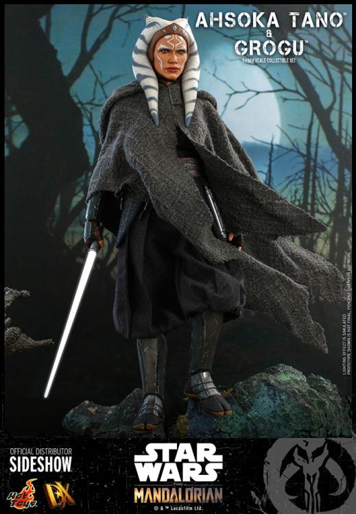 The Mandalorian DX21 Ahsoka Tano and Grogu 1/6th Scale Collectible Figure Set Gallery Image 9