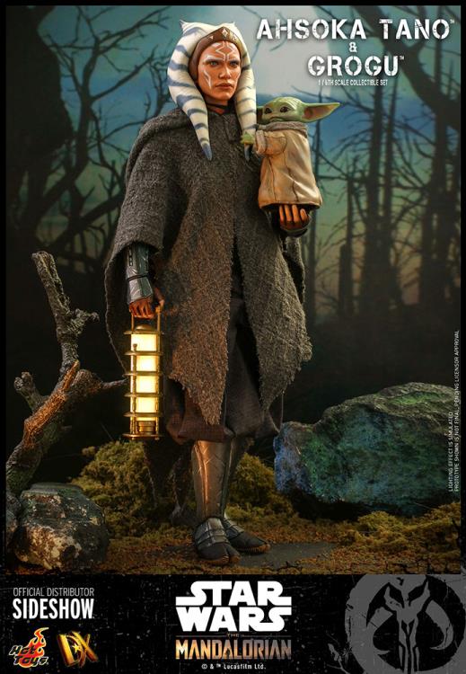 The Mandalorian DX21 Ahsoka Tano and Grogu 1/6th Scale Collectible Figure Set Gallery Image 6