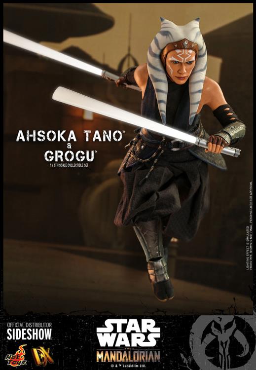 The Mandalorian DX21 Ahsoka Tano and Grogu 1/6th Scale Collectible Figure Set Gallery Image 18