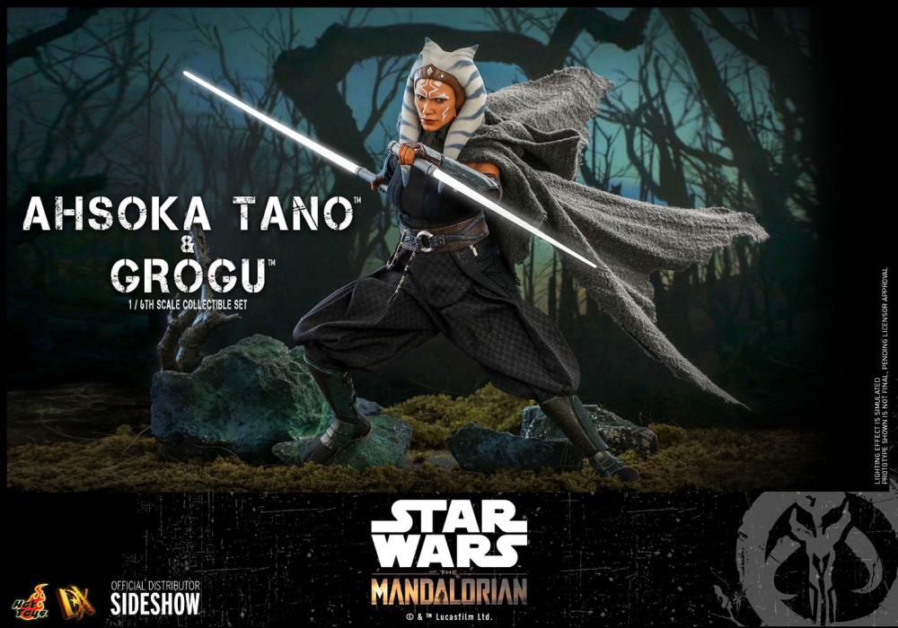 The Mandalorian DX21 Ahsoka Tano and Grogu 1/6th Scale Collectible Figure Set Gallery Image 15