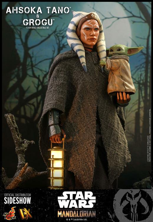 The Mandalorian DX21 Ahsoka Tano and Grogu 1/6th Scale Collectible Figure Set Gallery Image 7