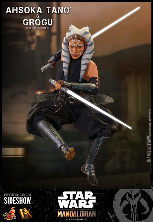 The Mandalorian DX21 Ahsoka Tano and Grogu 1/6th Scale Collectible Figure Set Gallery Image 17