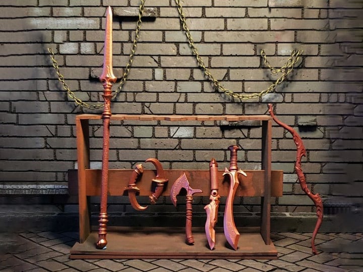 Animal Warriors of The Kingdom Primal Collection Chunari Armory Weapon Set Gallery Image 1