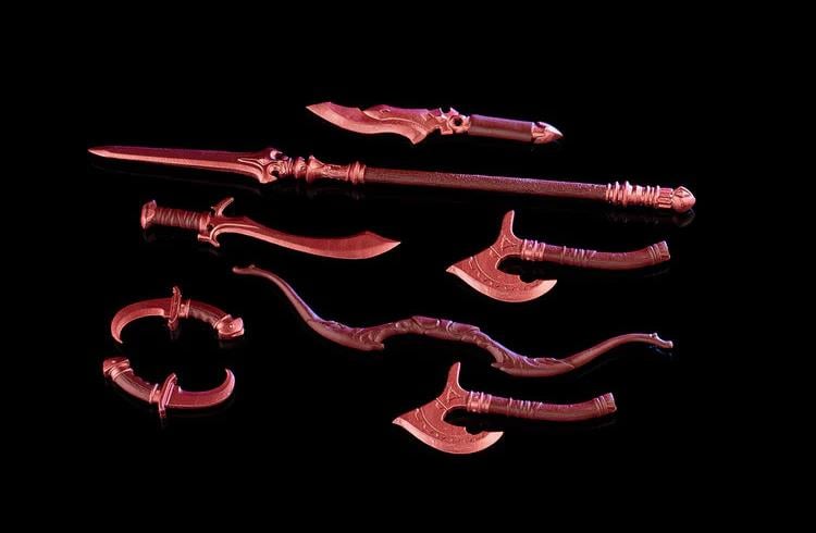 Animal Warriors of The Kingdom Primal Collection Chunari Armory Weapon Set Gallery Image 4