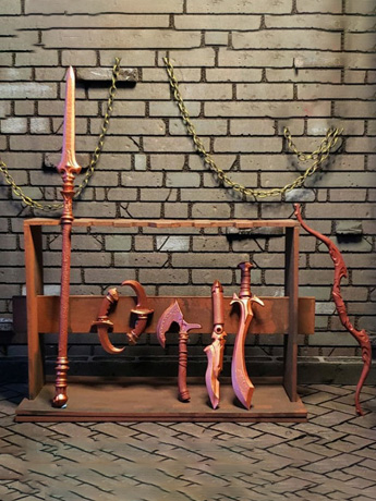 Animal Warriors of The Kingdom Primal Collection Chunari Armory Weapon Set Gallery Image 2